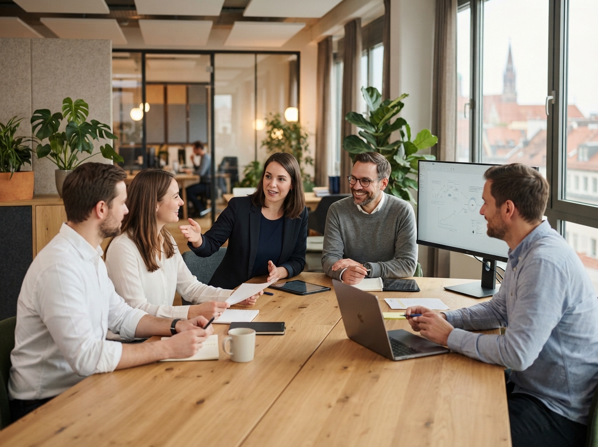 Ilarvo Ulirev Team bei der Analyse von Finanzdaten